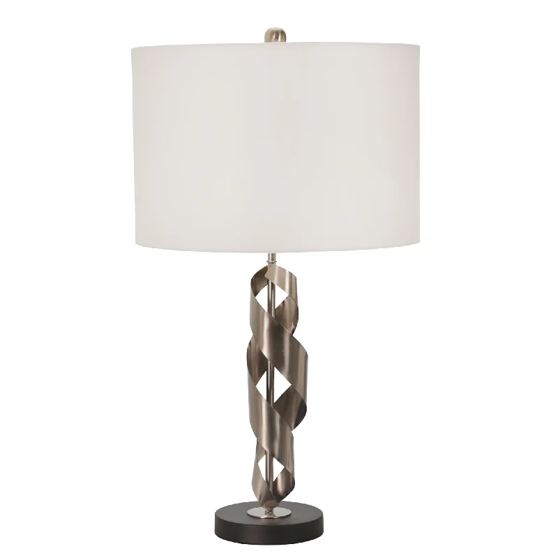 crystal table lamps with dazzling prisms for a glamorous effectcrystal table lamps with dazzling prisms for a glamorous effectSagebrook Home Metal 28`` Abstract Looped Table Lamp, Silver