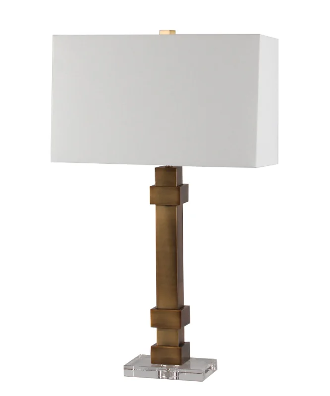 crystal table lamps with dazzling prisms for a glamorous effectcrystal table lamps with dazzling prisms for a glamorous effectSagebrook Home Metal 28`` Post Table Lamp W/Crystal Base, Gold