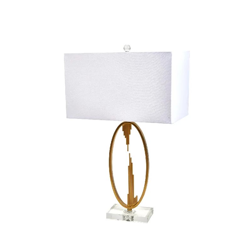 crystal table lamps with dazzling prisms for a glamorous effectcrystal table lamps with dazzling prisms for a glamorous effectSagebrook Home 50049 29" Metal Abstract Table Lamp, Gold