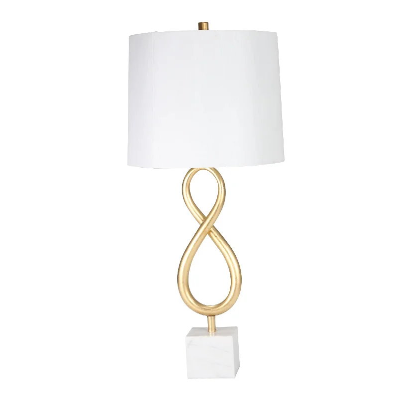 coastal style table lamps with nautical elements for beach housescoastal style table lamps with nautical elements for beach housesSagebrook Home Metal 34`` Infinity Table Lampw/ Marble Base, Gold/