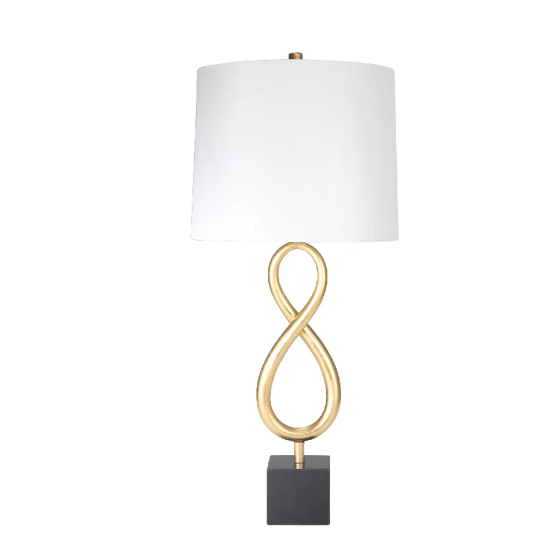marble table lamps with a luxurious veined pattern for high end decormarble table lamps with a luxurious veined pattern for high end decorSagebrook Home Metal 34`` Infinity Table Lampw/ Marble Base, Gold/