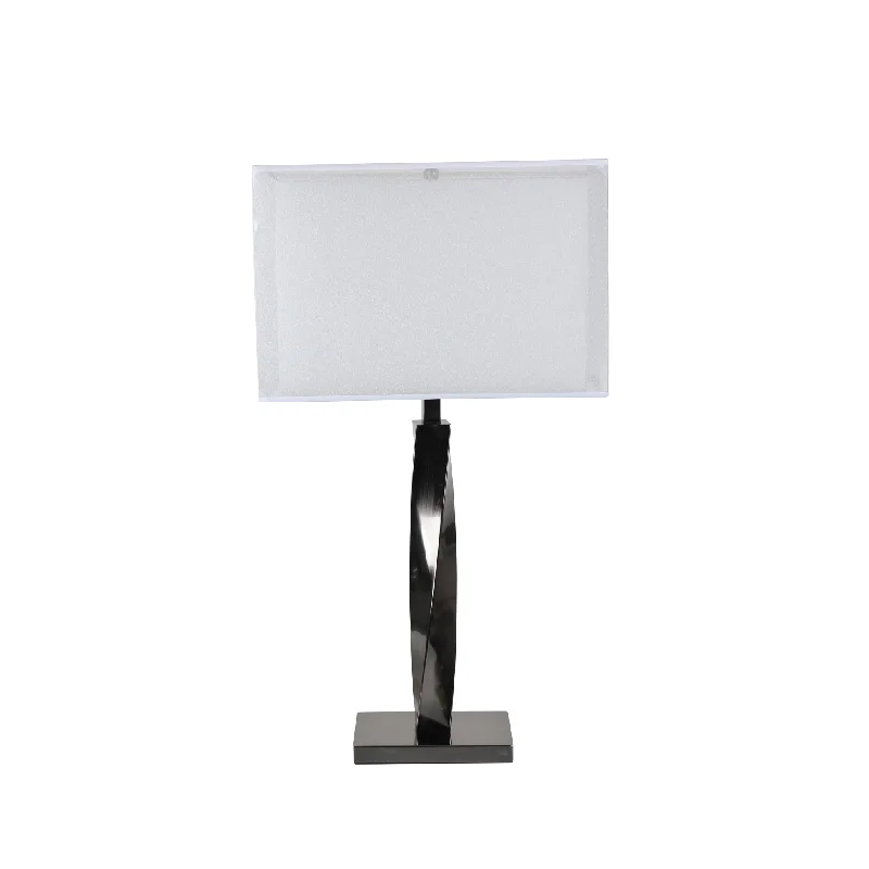 gothic style table lamps with dark finishes for a mysterious lookgothic style table lamps with dark finishes for a mysterious lookSagebrook Home Metal 34`` Twist Table Lamp, Black
