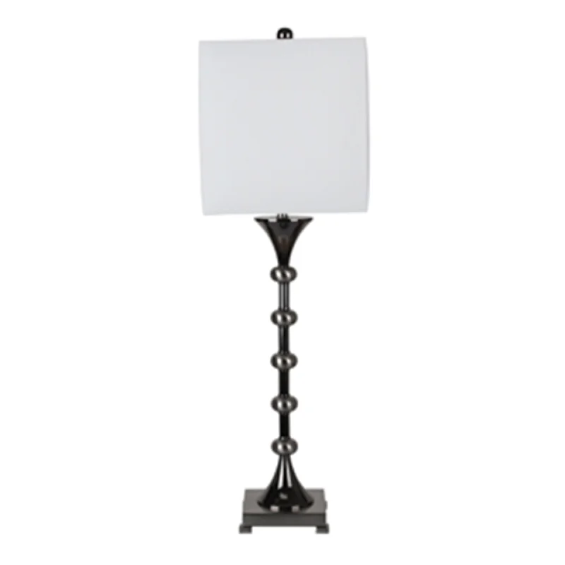 crystal table lamps with dazzling prisms for a glamorous effectcrystal table lamps with dazzling prisms for a glamorous effectSagebrook Home Metal 36`` 5 Ball Table Lamp, Silver/Black