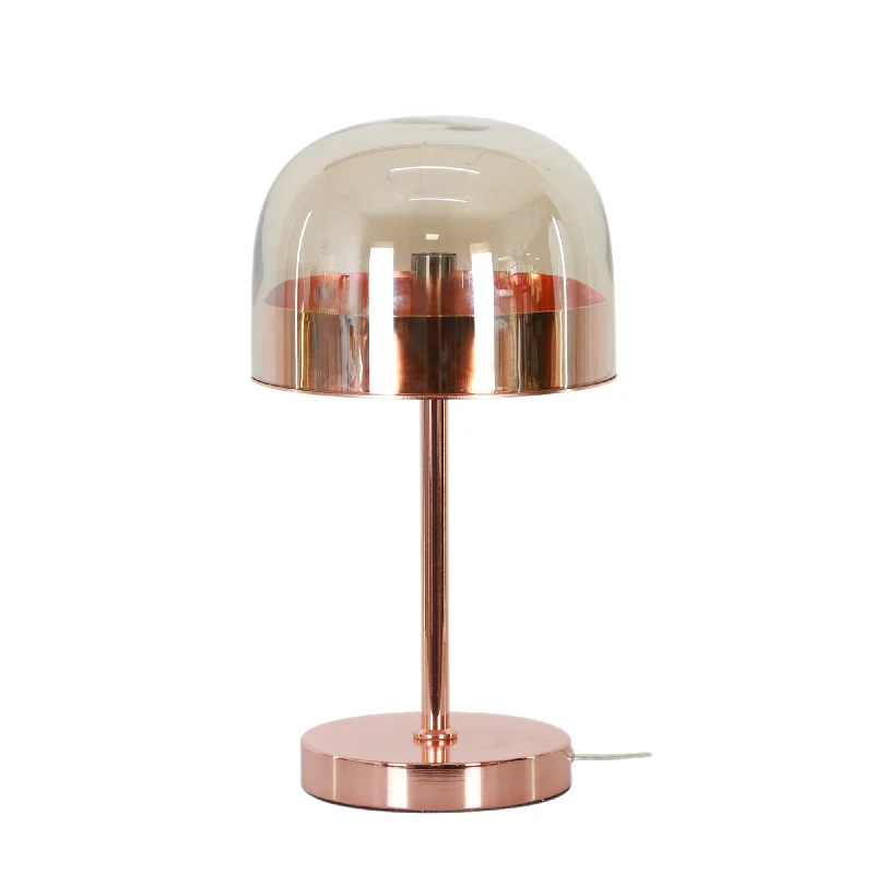 modern minimalist table lamps for contemporary living roomsmodern minimalist table lamps for contemporary living roomsSagebrook Home 50649 18" Metal/Glass Dome Table Lamp, Gold
