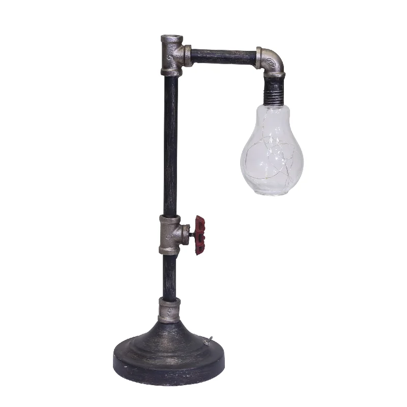 modern minimalist table lamps for contemporary living roomsmodern minimalist table lamps for contemporary living roomsSagebrook Home 12796-03 17.5" Metal Pipe Bo Table Lamp with Stringed Led