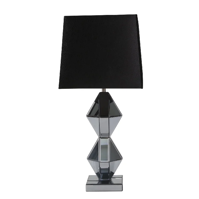 asian inspired table lamps with bamboo accents for a zen atmosphereasian inspired table lamps with bamboo accents for a zen atmosphereSagebrook Home Mirrored 33`` Geometric Table Lamp, Black