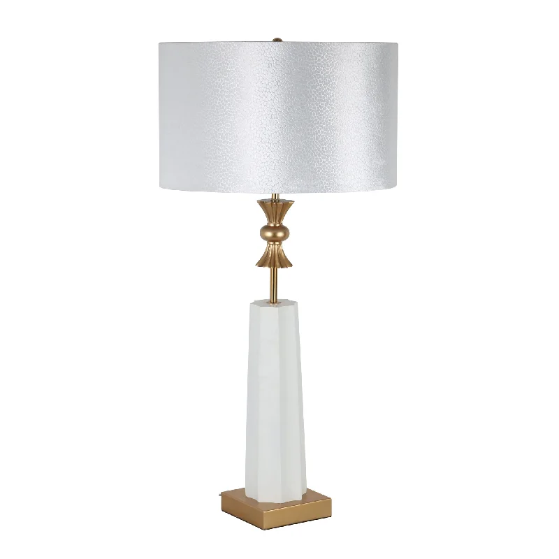 art deco table lamps with geometric shapes for a retro touchart deco table lamps with geometric shapes for a retro touchSagebrook Home Polyresin 40`` Table Lamp, White/Gold - Kd