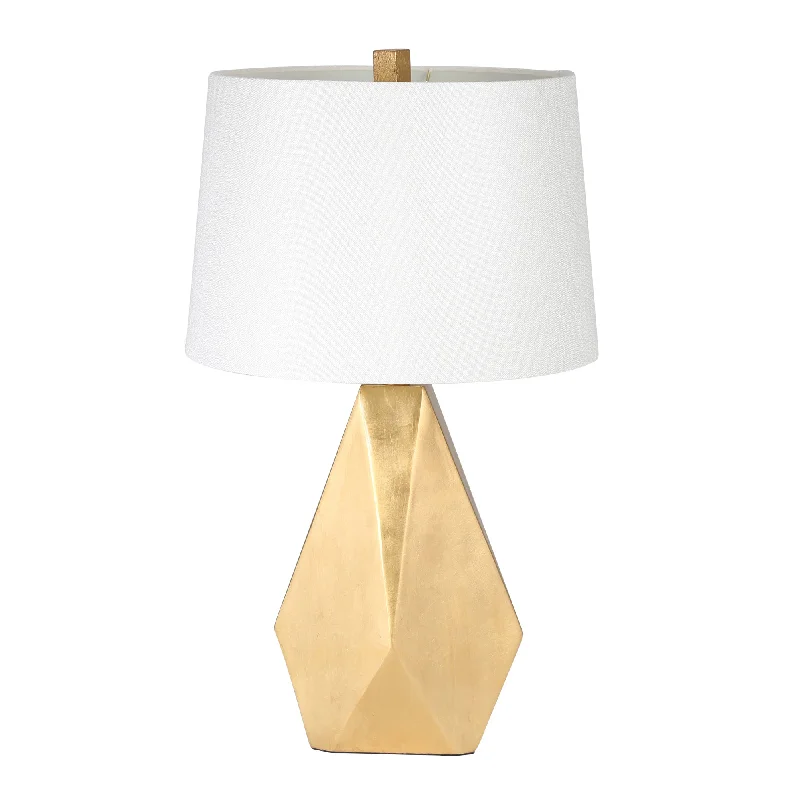leather table lamps with a distressed texture for a rugged charmleather table lamps with a distressed texture for a rugged charmSagebrook Home Resin 26`` Multifaceted Table Lamp, Gold