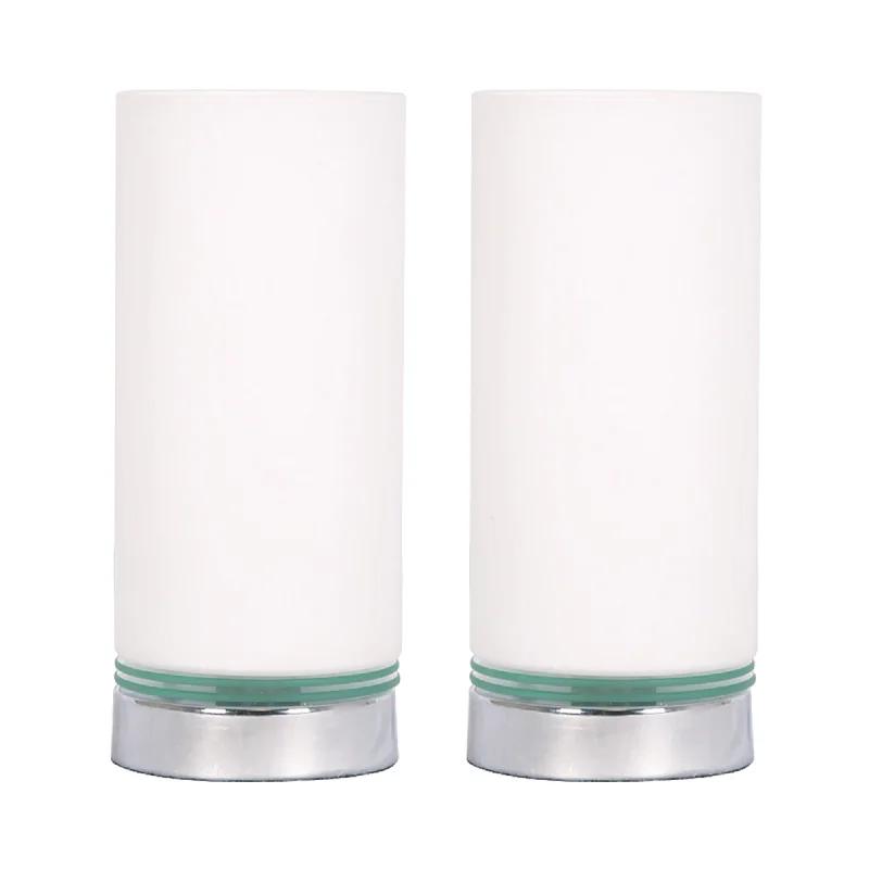 modern minimalist table lamps for contemporary living roomsmodern minimalist table lamps for contemporary living roomsSagebrook Home Set of 2 10`` Glass Touch Table Lamps, White