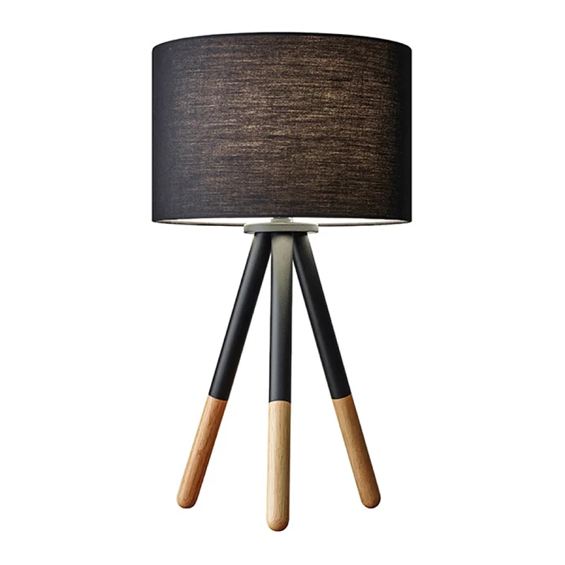 crystal table lamps with dazzling prisms for a glamorous effectcrystal table lamps with dazzling prisms for a glamorous effectSagebrook Home Wood 22`` Tripod Table Lamp, Black - Kd