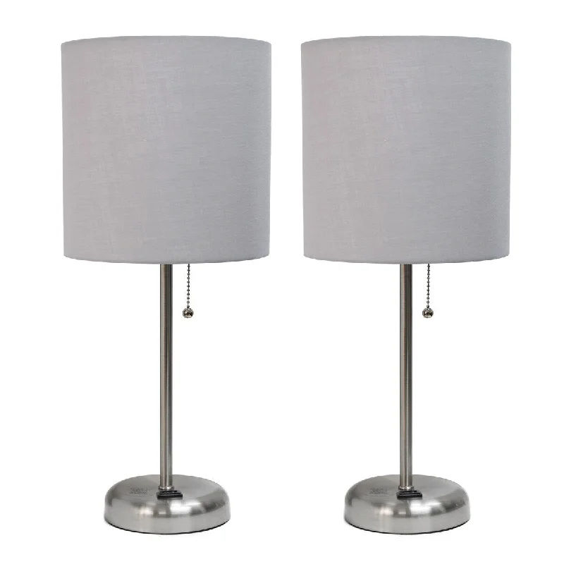 Brushed Steel/Gray Shade