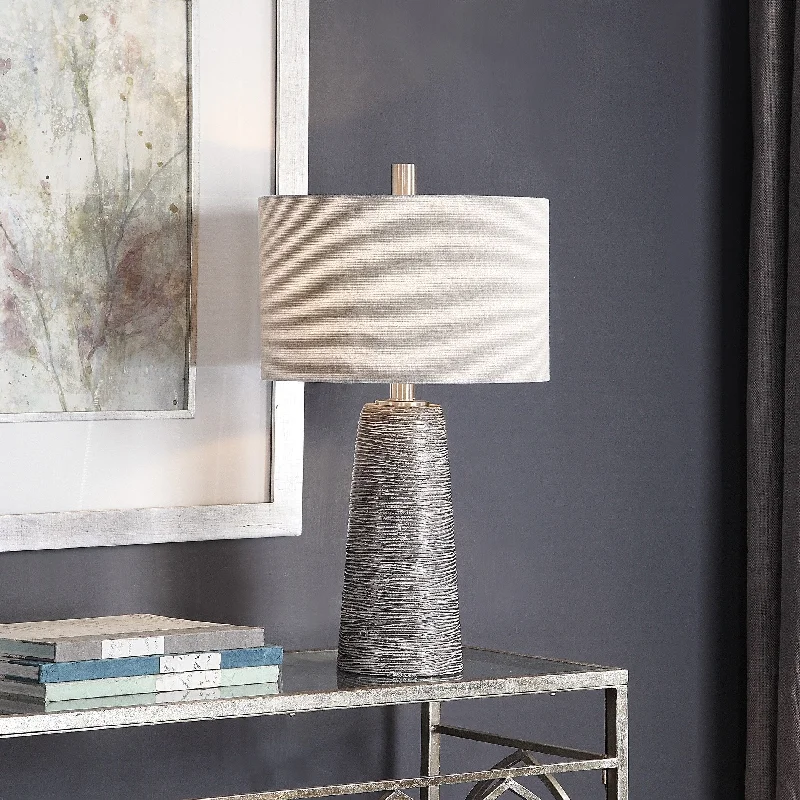 mid century modern table lamps with iconic designs for a stylish studymid century modern table lamps with iconic designs for a stylish studyStrick & Bolton Londra Rustic Bronze Ceramic Table Lamp