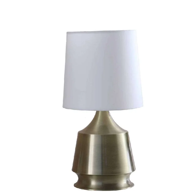 modern minimalist table lamps for contemporary living roomsmodern minimalist table lamps for contemporary living roomsTable Lamp With Metal Bottle Shape Base, Antique Brass By Benzara