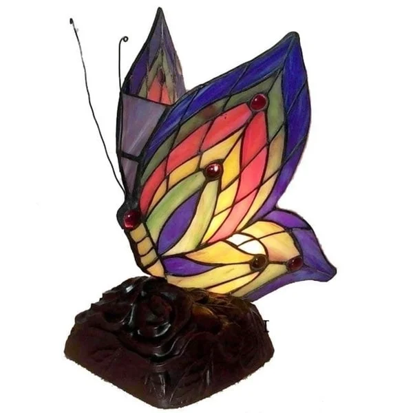 fabric table lamps with a linen shade for a relaxed and breathable lookfabric table lamps with a linen shade for a relaxed and breathable lookTiffany Style Yellow Butterfly Accent Lamp