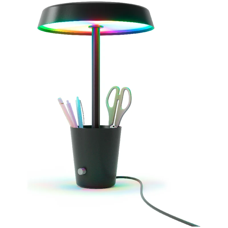 metal table lamps with a matte black finish for a sleek appearancemetal table lamps with a matte black finish for a sleek appearanceCup Smart Lamp