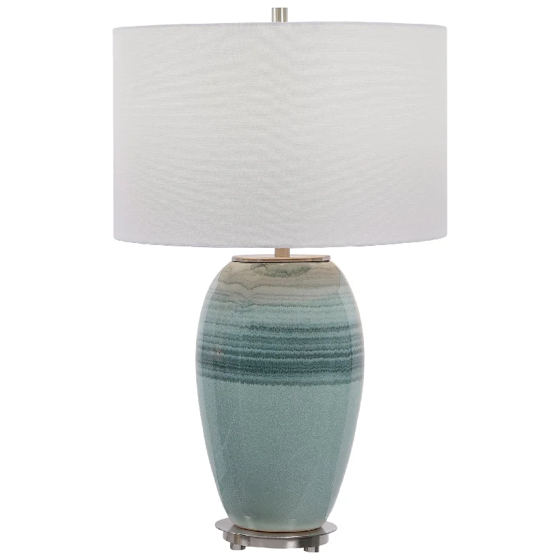 victorian style table lamps with ornate details for traditional homesvictorian style table lamps with ornate details for traditional homesUttermost 28437-1 Caicos Teal Table Lamp