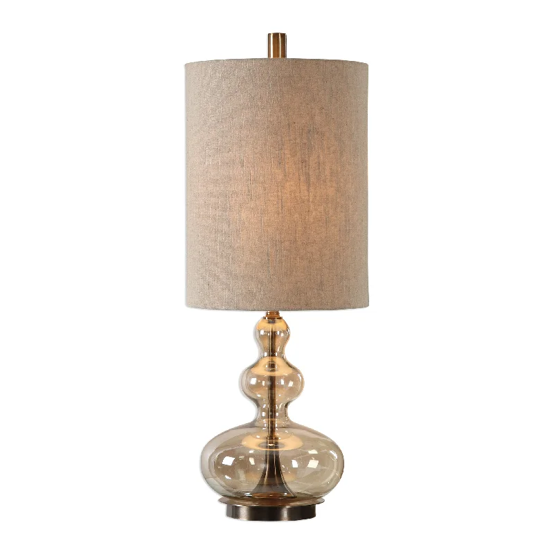 victorian style table lamps with ornate details for traditional homesvictorian style table lamps with ornate details for traditional homesUttermost 29538-1 Formoso Amber Glass Table Lamp