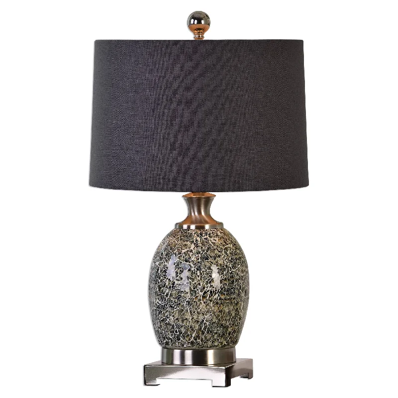 victorian style table lamps with ornate details for traditional homesvictorian style table lamps with ornate details for traditional homesUttermost 27161-1 Madon Crackled Glass Table Lamp