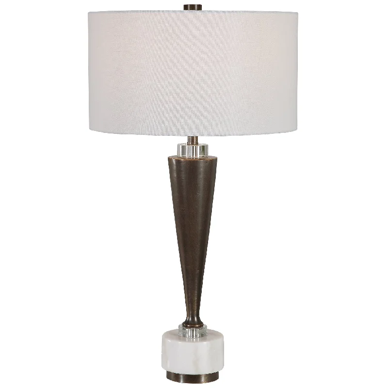 metal table lamps with a matte black finish for a sleek appearancemetal table lamps with a matte black finish for a sleek appearanceUttermost 26376 Merrigan Modern Table Lamp