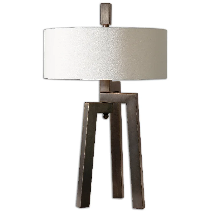 fabric table lamps with a linen shade for a relaxed and breathable lookfabric table lamps with a linen shade for a relaxed and breathable lookUttermost 26568-1 Mondovi Modern Table Lamp