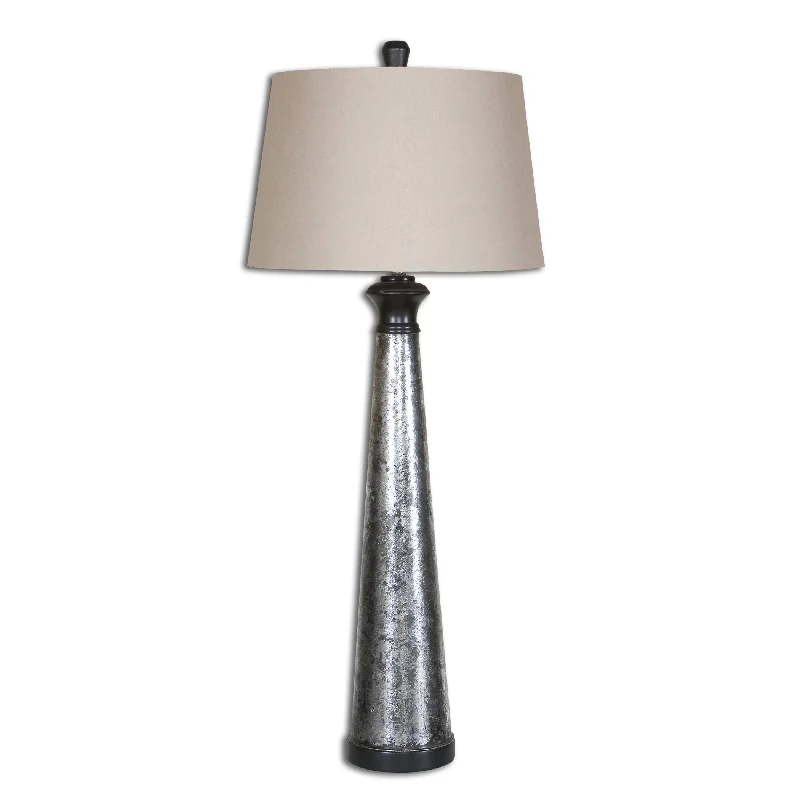 gothic style table lamps with dark finishes for a mysterious lookgothic style table lamps with dark finishes for a mysterious lookUttermost 26214 Mustapha Distressed Silver Table Lamp