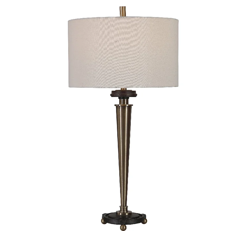 bohemian table lamps with colorful patterns for eclectic bedroomsbohemian table lamps with colorful patterns for eclectic bedroomsUttermost 26352-1 Osten Brass Table Lamp