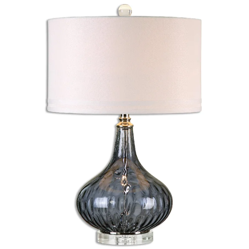 marble table lamps with a luxurious veined pattern for high end decormarble table lamps with a luxurious veined pattern for high end decorUttermost 26611-1 Sutera Water Glass Table Lamp