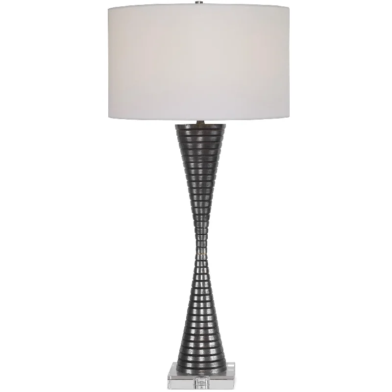 victorian style table lamps with ornate details for traditional homesvictorian style table lamps with ornate details for traditional homesRenegade Ribbed Iron Table Lamp